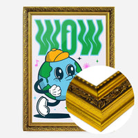 Wow Earth Cartoon Kids Print