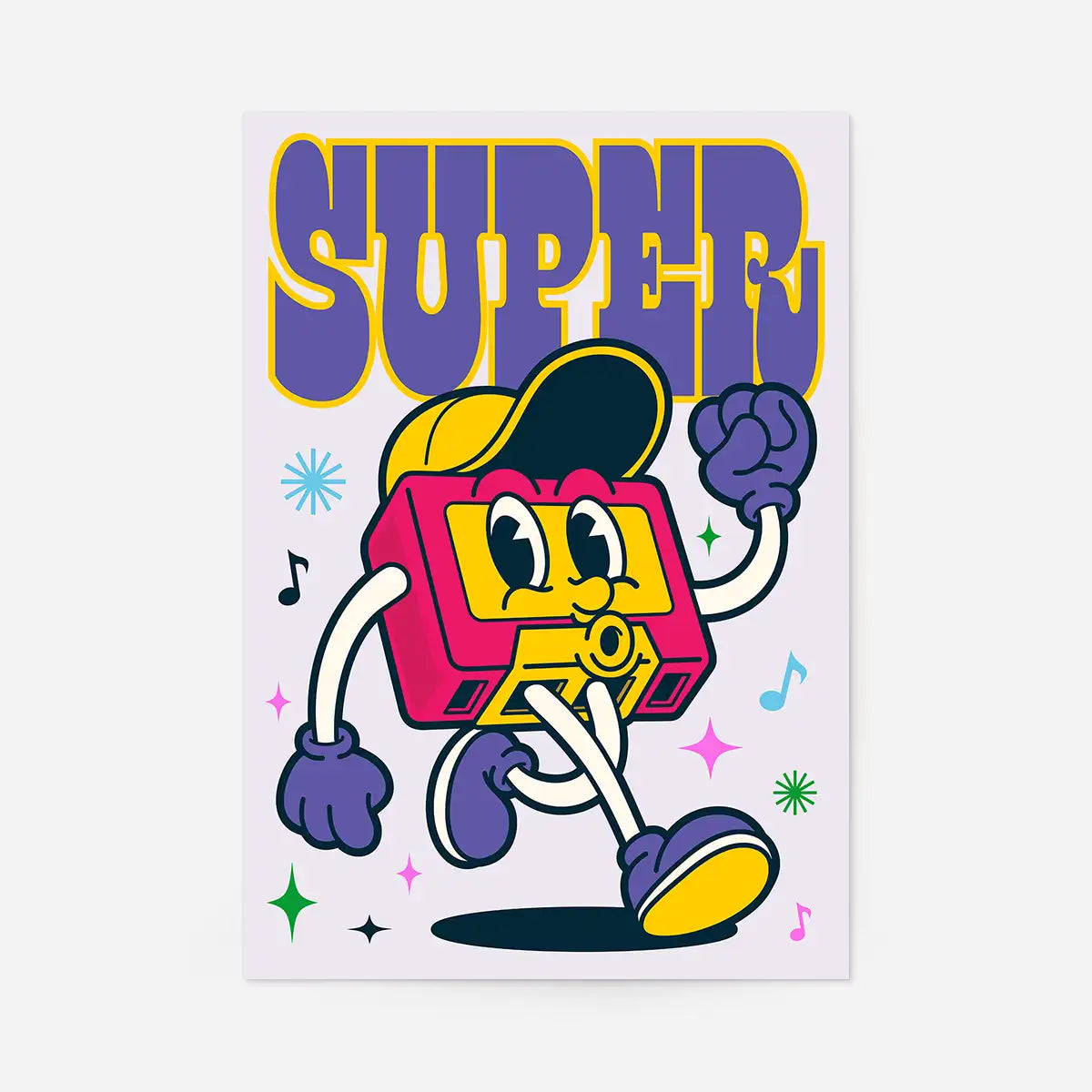Super Cartoon Kids Print