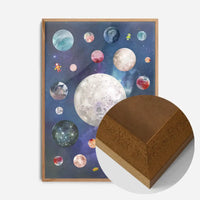 Space Watercolour Style Kids Print