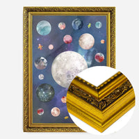 Space Watercolour Style Kids Print
