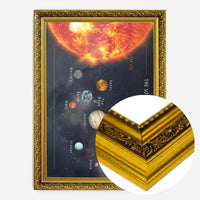 Solar System Space Diagram Print