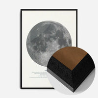 The Moon Educational Kids Planet Poster