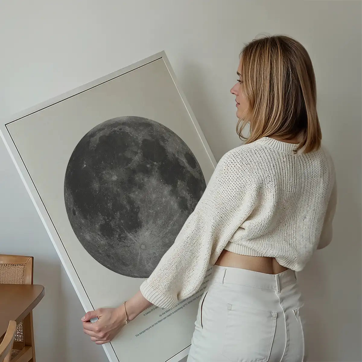 The Moon Educational Kids Planet Poster