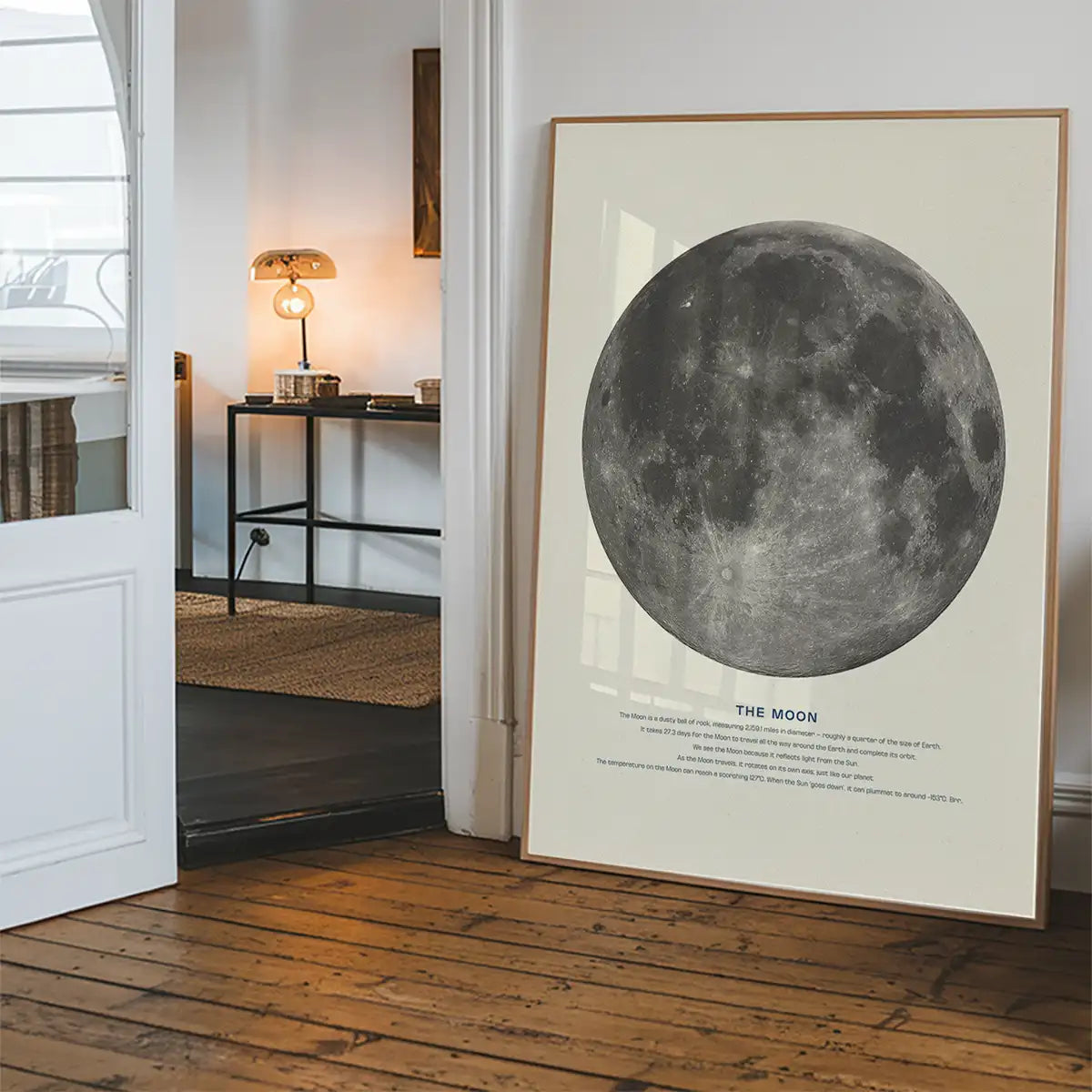 The Moon Educational Kids Planet Poster