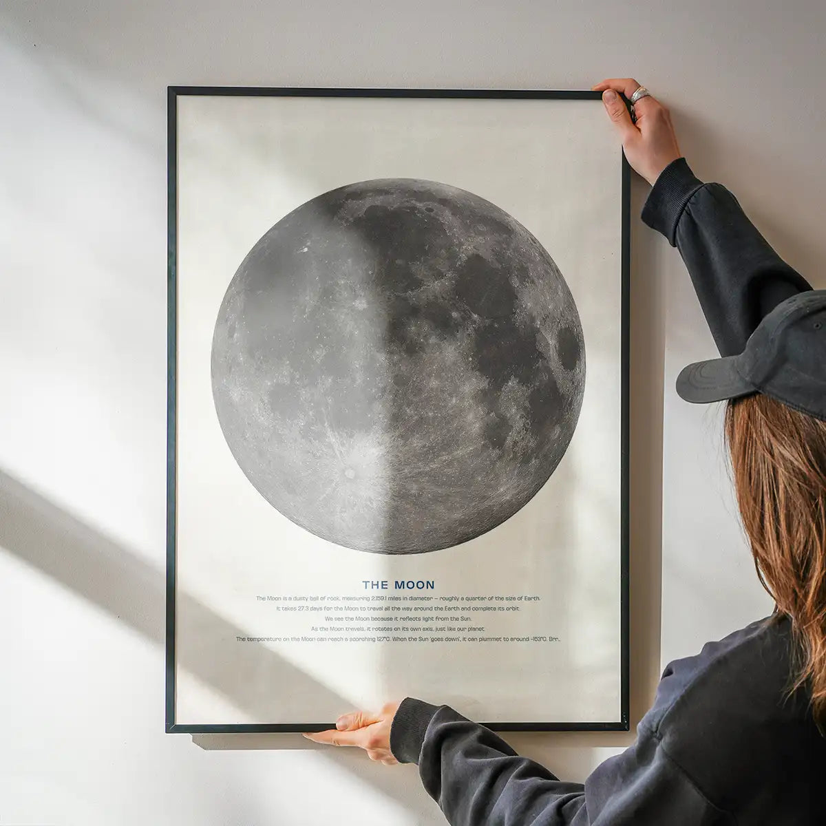 The Moon Educational Kids Planet Poster