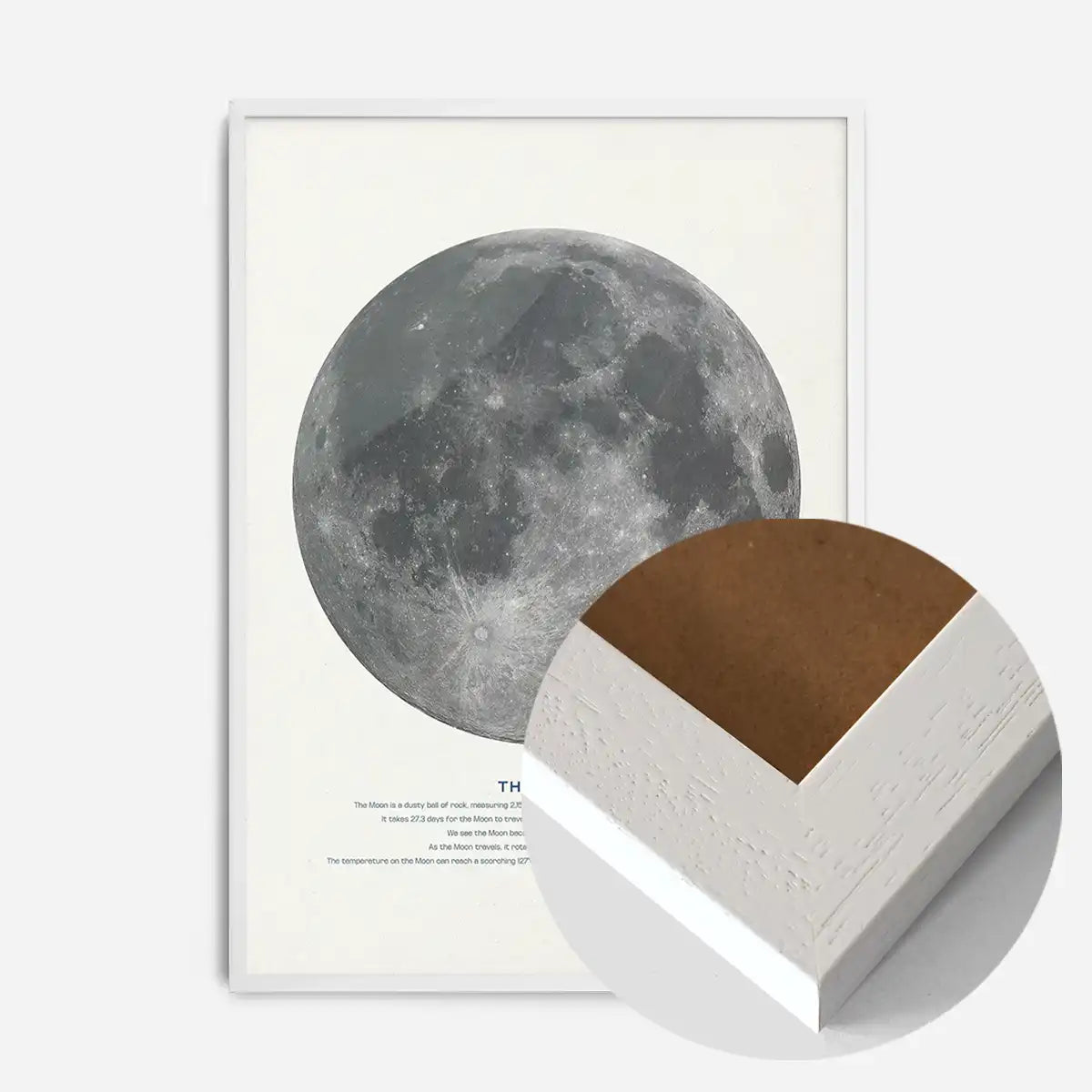 The Moon Educational Kids Planet Poster