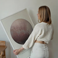 Pluto Educational Kids Planet Poster