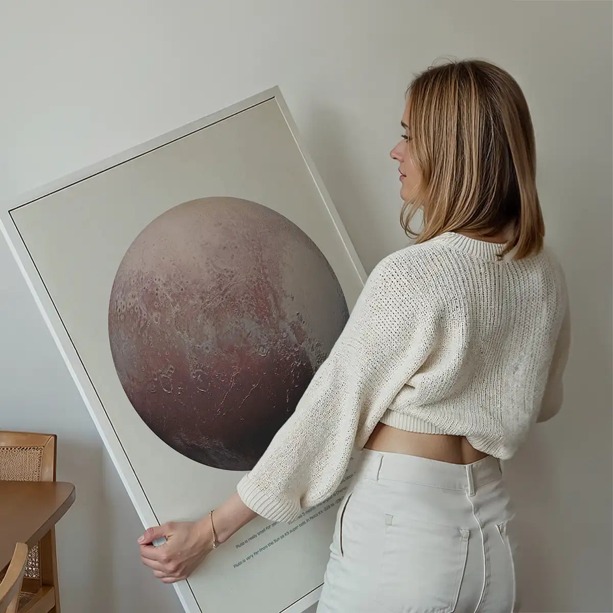 Pluto Educational Kids Planet Poster