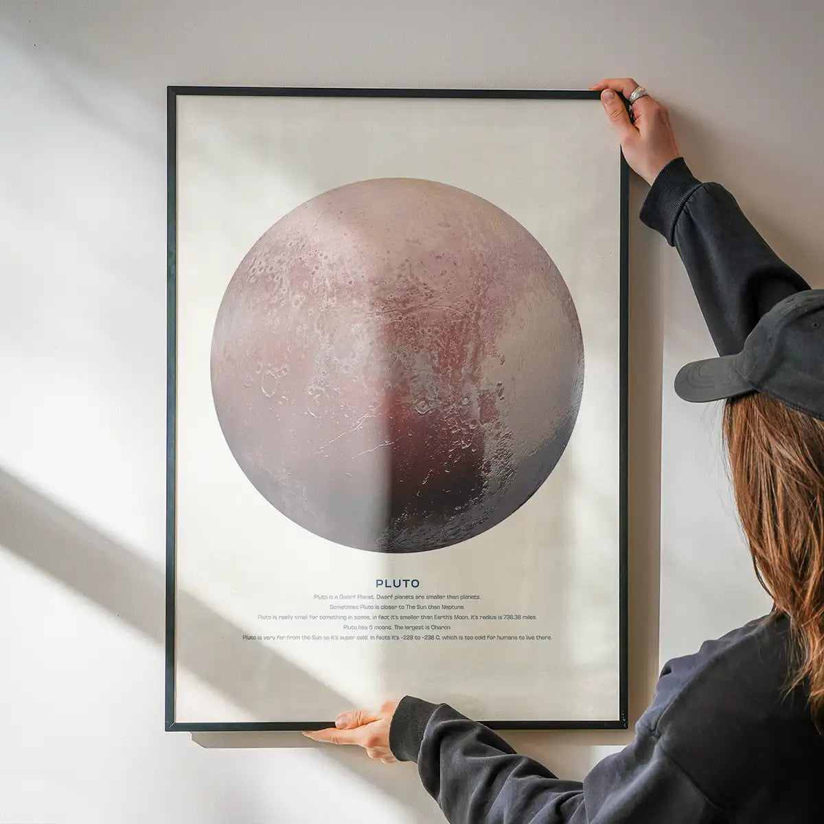 Pluto Educational Kids Planet Poster