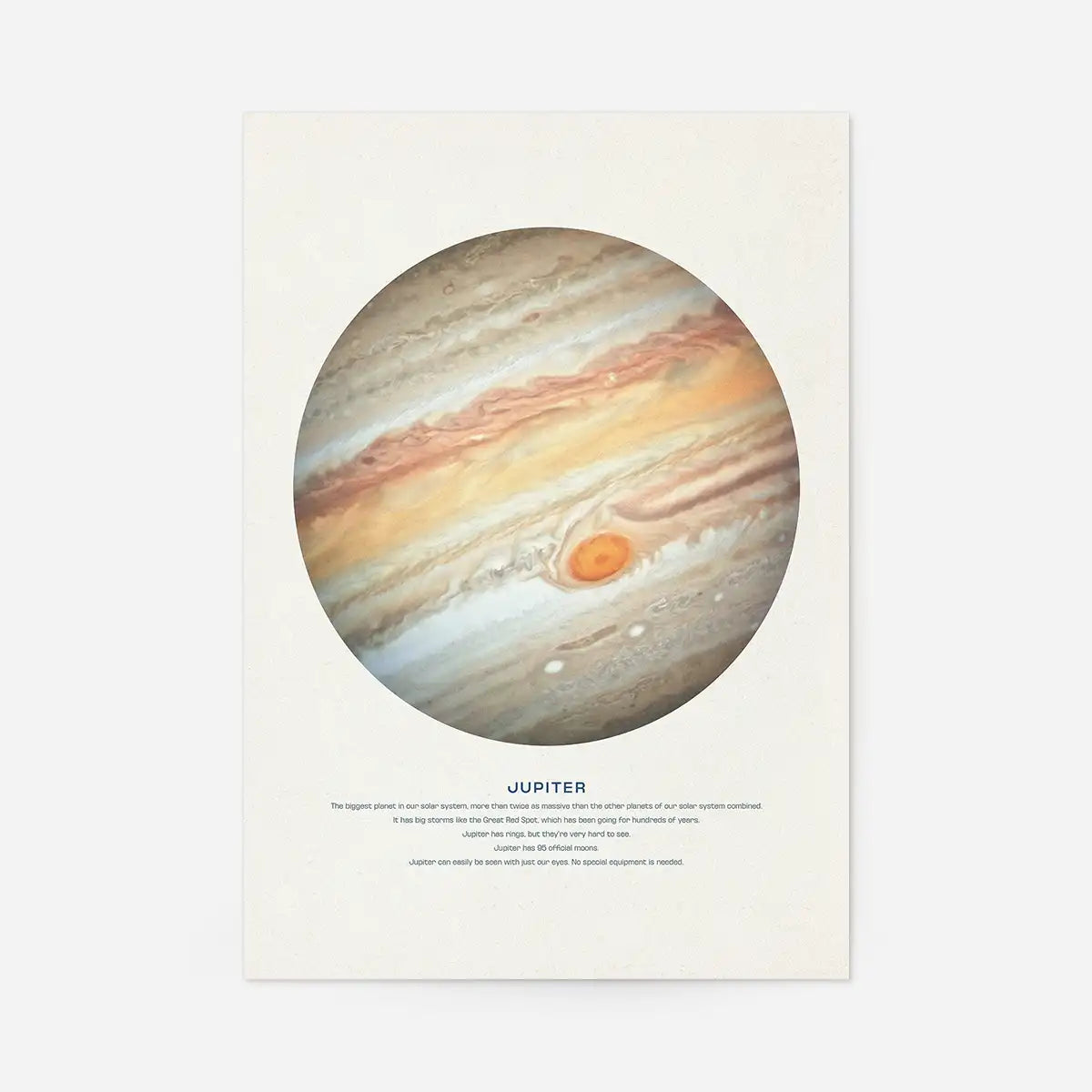 Jupiter Educational Kids Planet Poster
