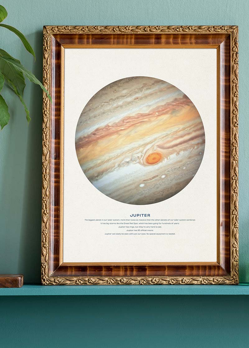 Jupiter Educational Kids Planet Poster