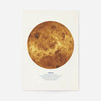 Venus Educational Kids Planet Poster