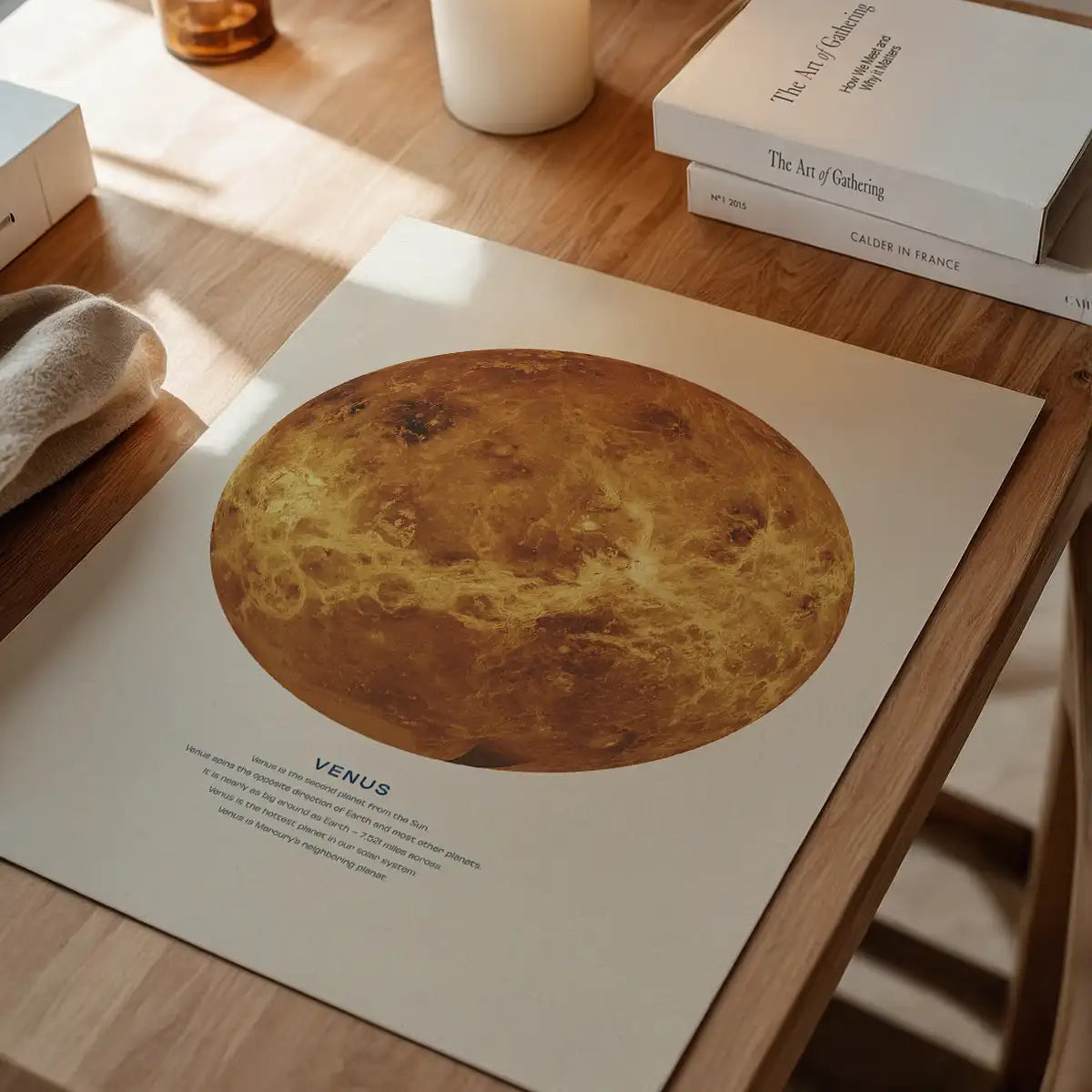 Venus Educational Kids Planet Poster