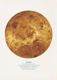 Venus Educational Kids Planet Poster