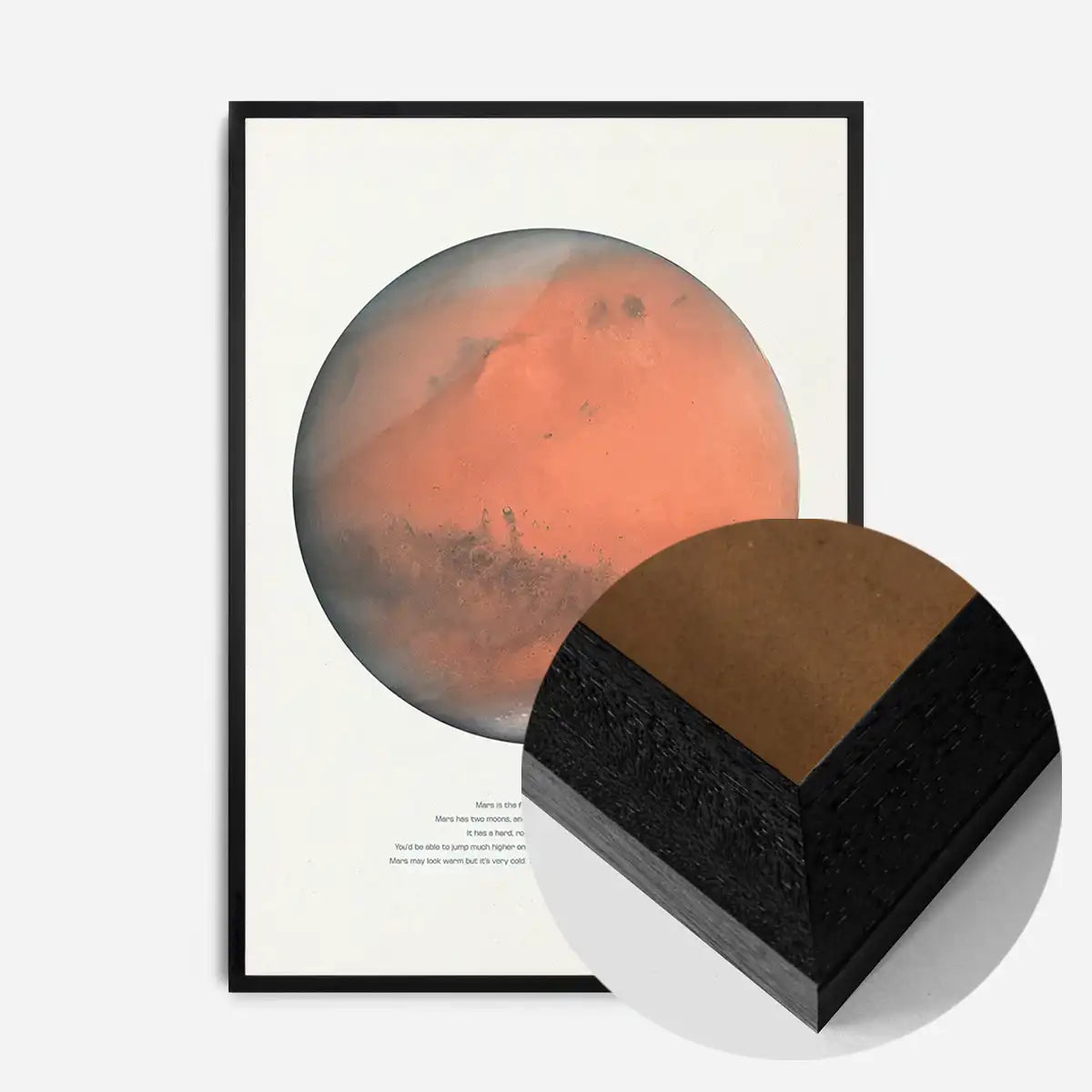Mars Educational Kids Planet Poster