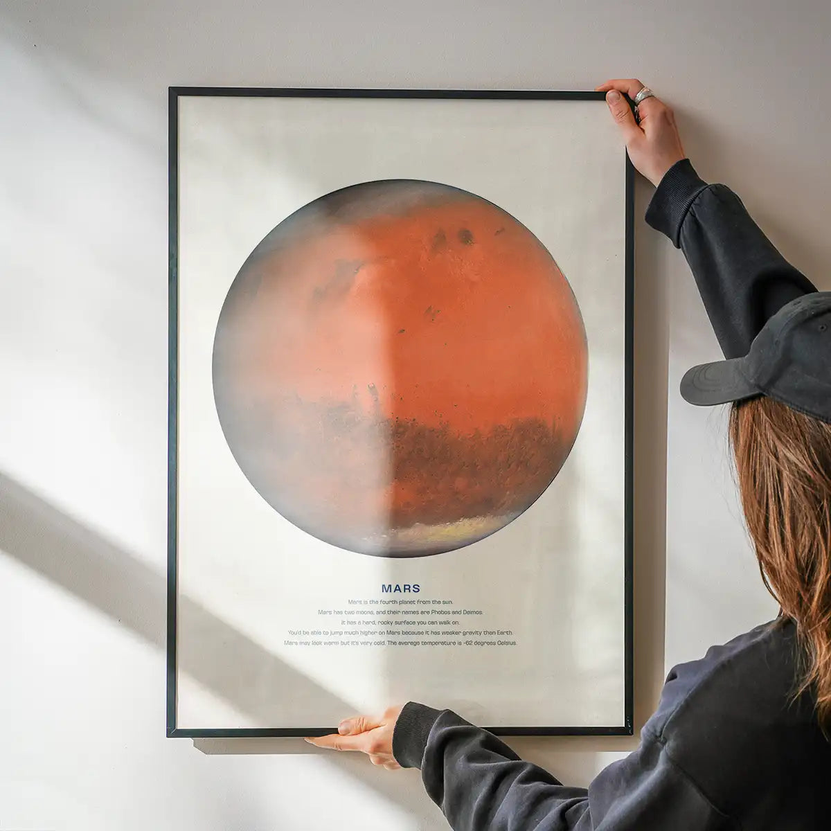 Mars Educational Kids Planet Poster