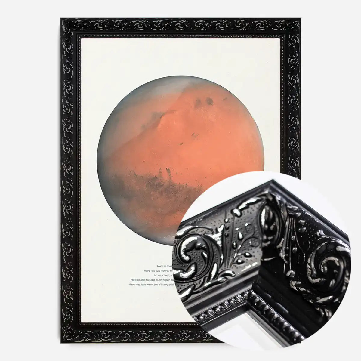Mars Educational Kids Planet Poster