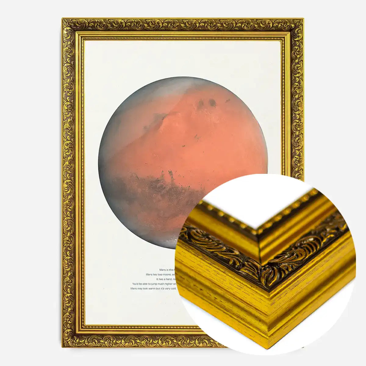 Mars Educational Kids Planet Poster