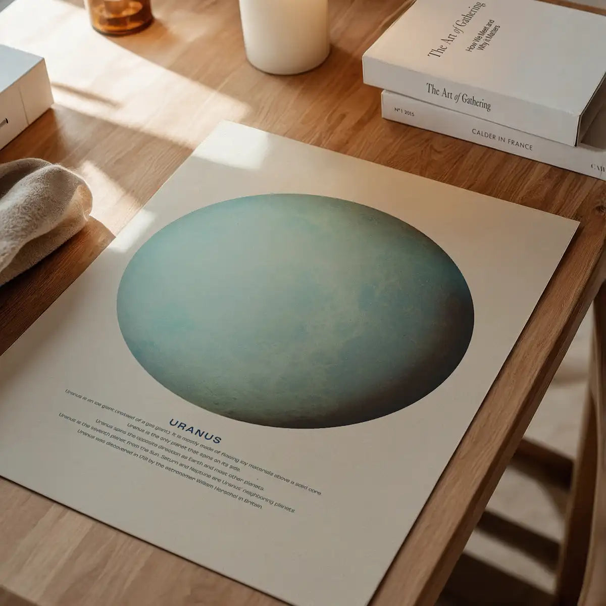 Uranus Educational Kids Planet Poster