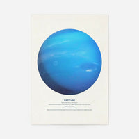 Neptune Educational Kids Planet Poster