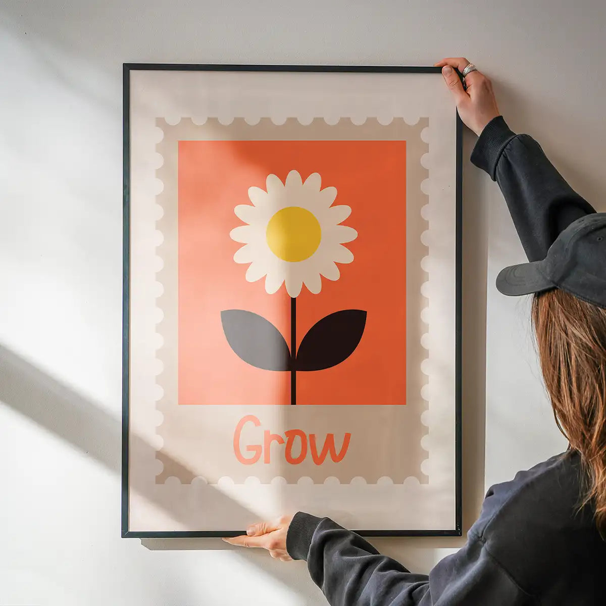 Grow Postage Stamp Style Kids Print