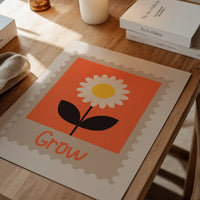 Grow Postage Stamp Style Kids Print
