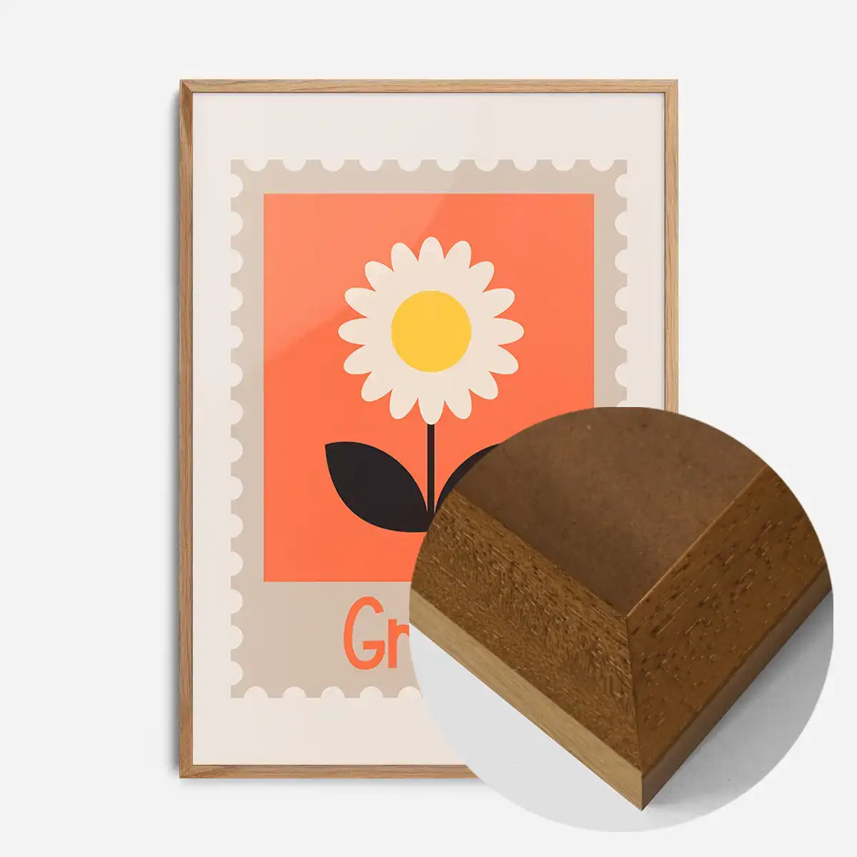 Grow Postage Stamp Style Kids Print