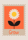 Grow Postage Stamp Style Kids Print