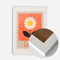 Grow Postage Stamp Style Kids Print