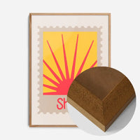 Shine Postage Stamp Style Kids Print