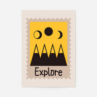 Explore Postage Stamp Style Kids Print