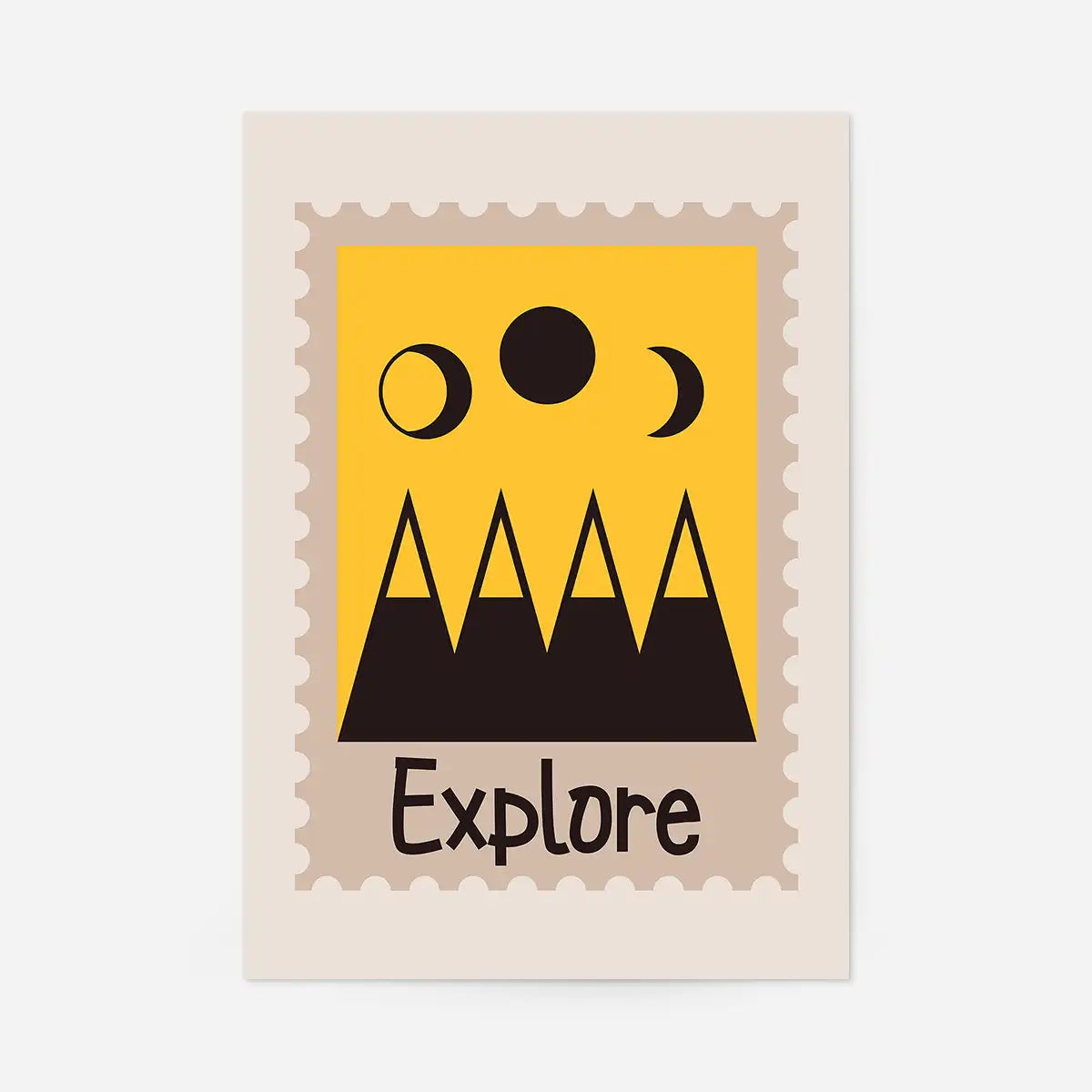 Explore Postage Stamp Style Kids Print