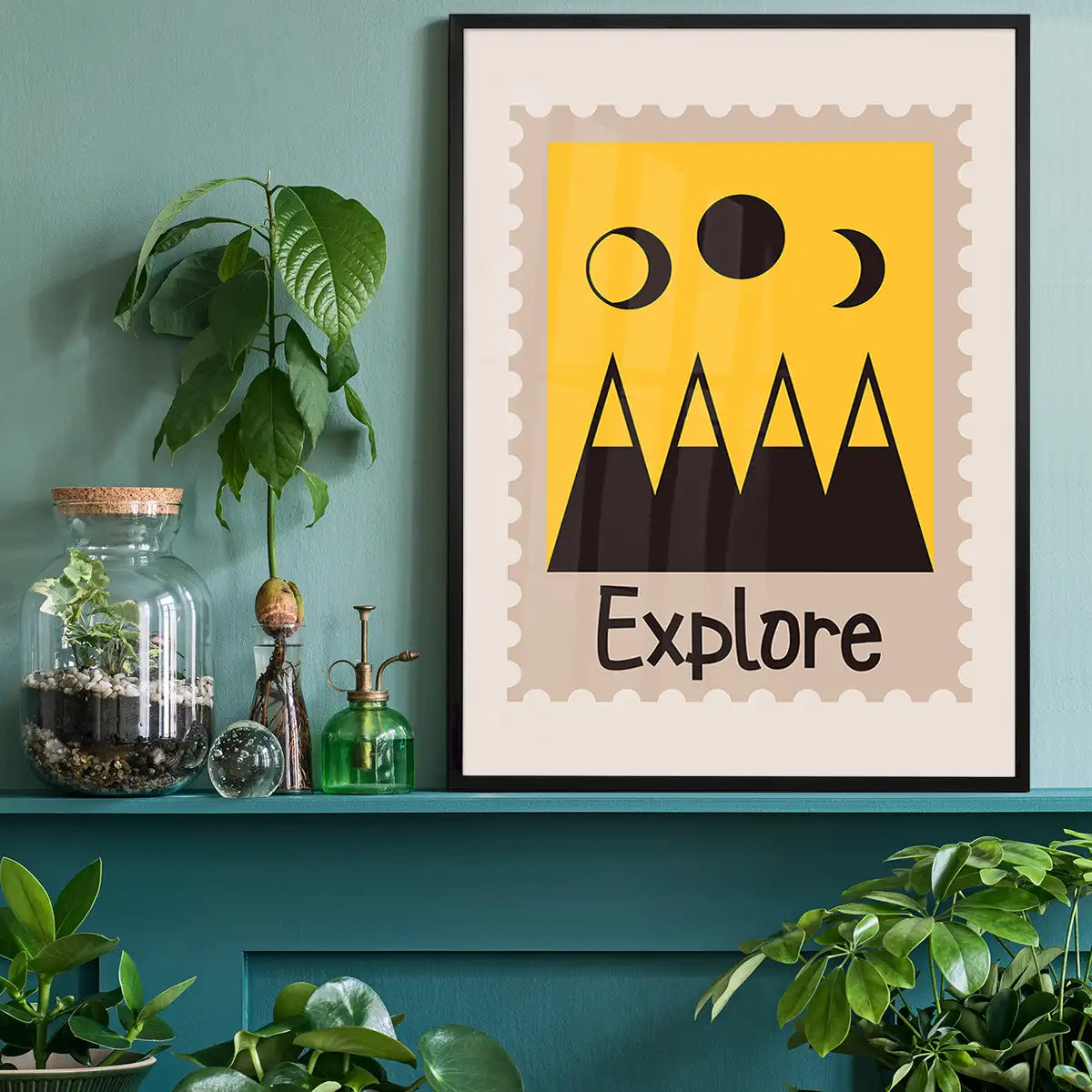 Explore Postage Stamp Style Kids Print