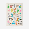 Animal Alphabet Illustrated Print