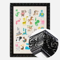 Animal Alphabet Illustrated Print
