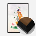 Black Wood Frame