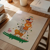 Pile of Animals Kids Illustration Print