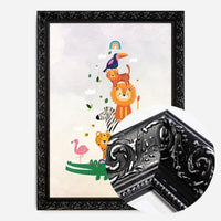 Pile of Animals Kids Illustration Print