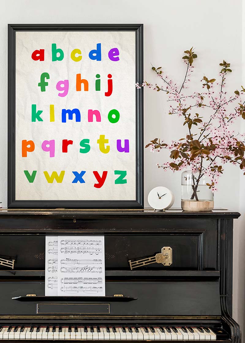 Basic Alphabet Kids Print