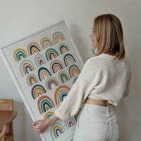 Pastel Rainbows Kids Print