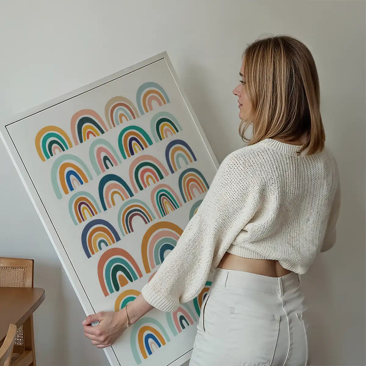 Pastel Rainbows Kids Print