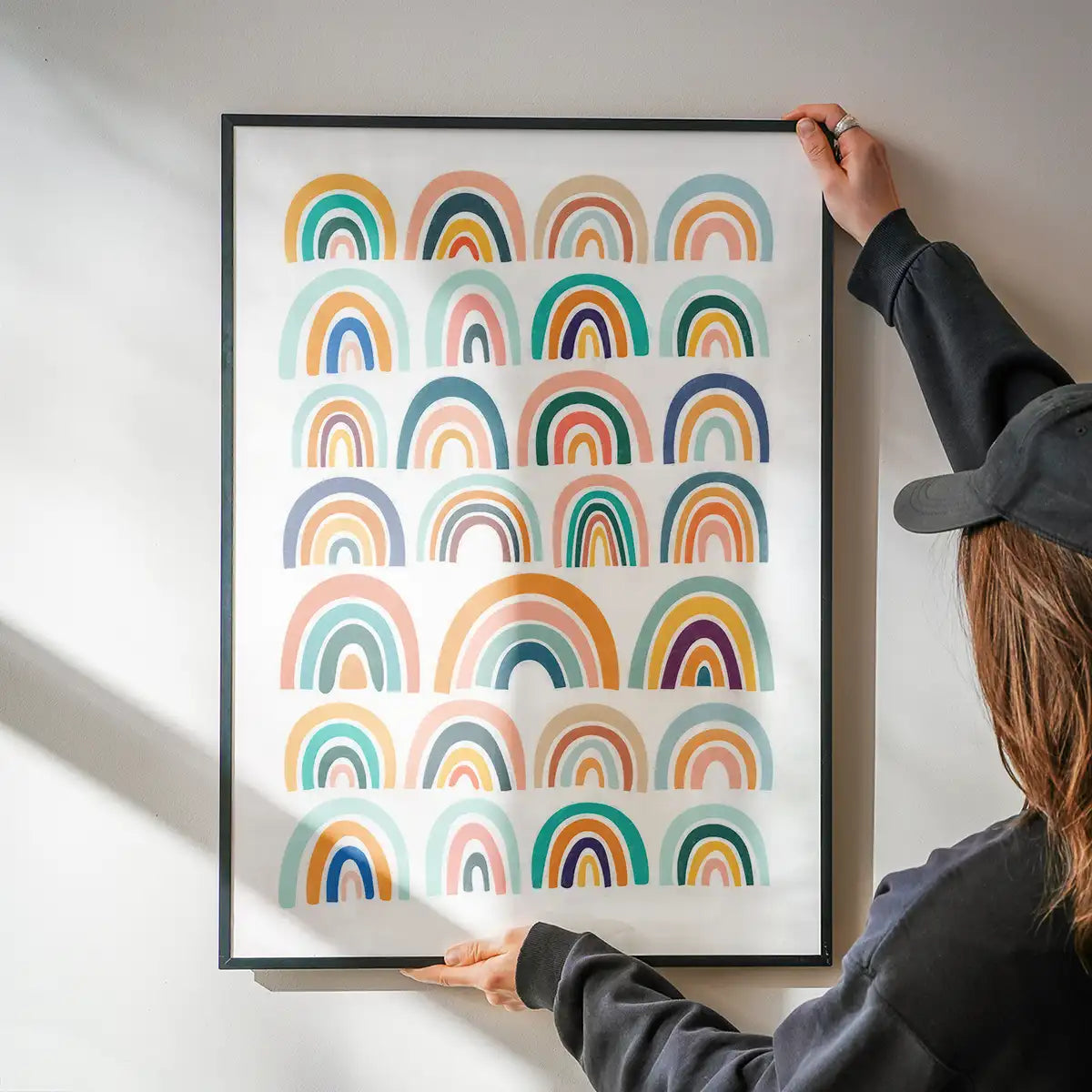 Pastel Rainbows Kids Print
