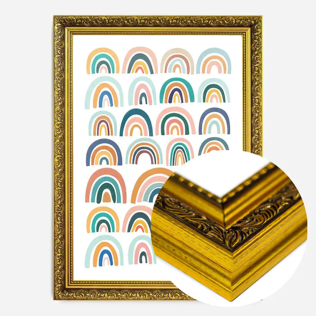 Pastel Rainbows Kids Print