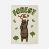 Forest Club Bear Illustration Kids Print