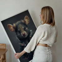 Mouse Punk Kids Animal Portrait Print