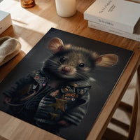 Mouse Punk Kids Animal Portrait Print