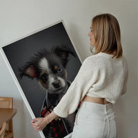 Puppy Punk Kids Animal Portrait Print