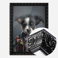 Puppy Punk Kids Animal Portrait Print