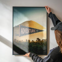 Adventure Pennant Print