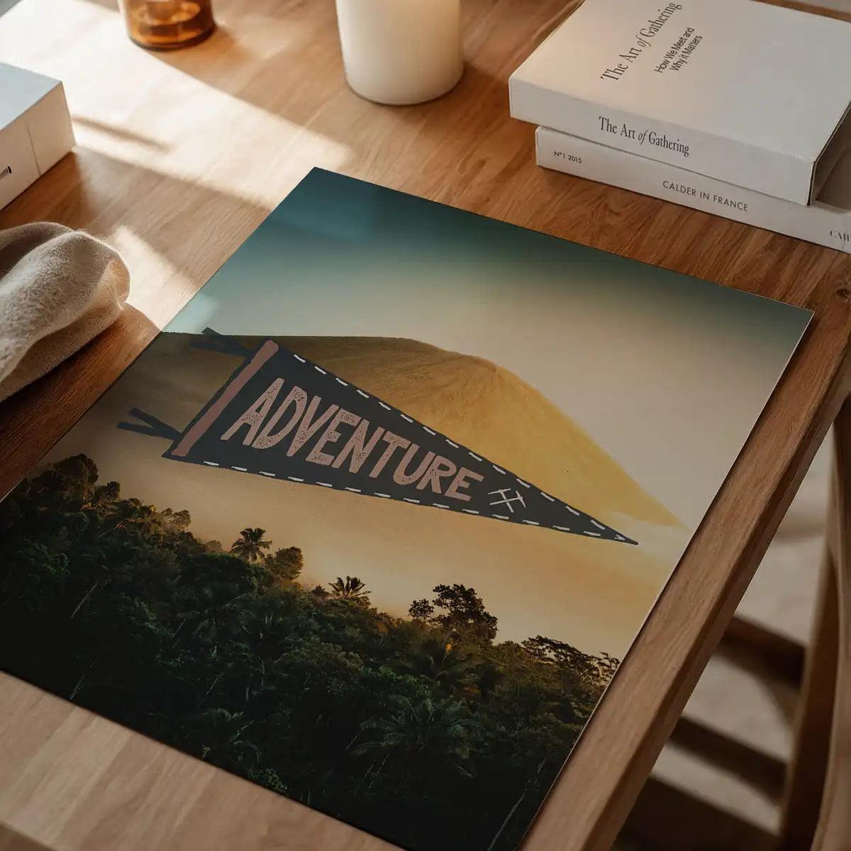 Adventure Pennant Print